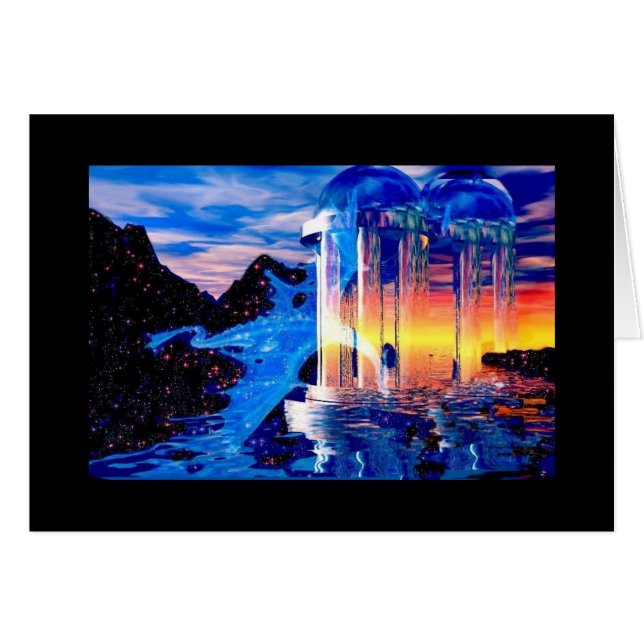 Dragon Flying Beyond the Edge of Night (Front Horizontal)