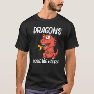 Dragon For Men Women Fire Breathing Creature 3 T-Shirt