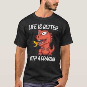 Dragon For Men Women Fire Breathing Creature T-Shirt