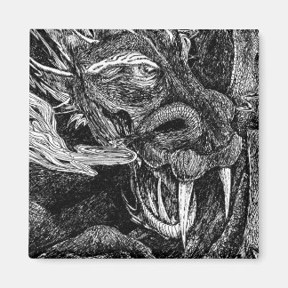Dragon fridge magnet