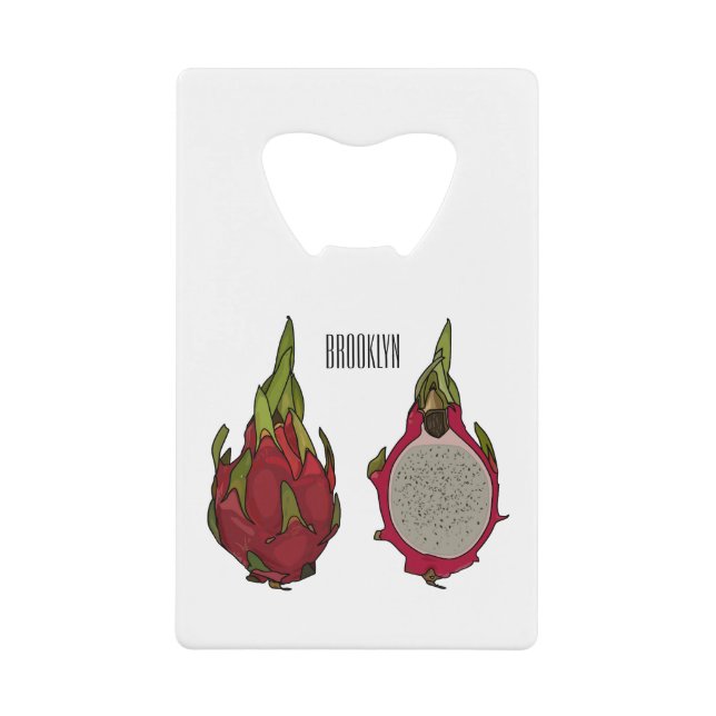 Dragon fruit cartoon illustration  (Front)