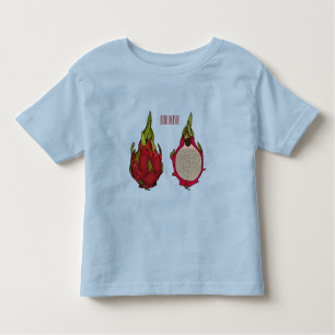 Dragon fruit cartoon illustration toddler T-Shirt