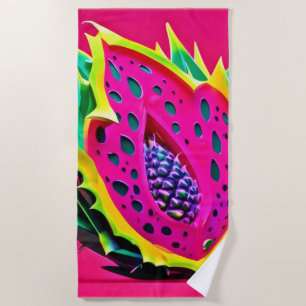 Dragon Fruit Dream Beach Towel