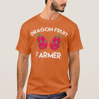 Dragon Fruit Farmer Outfit Loveropical Food retro T-Shirt