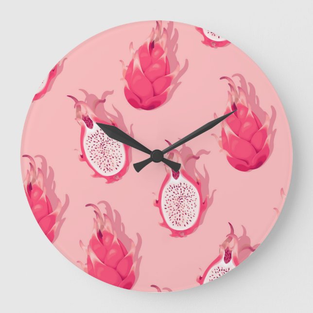 Dragon Fruit: High Detail Seamless Large Clock (Front)