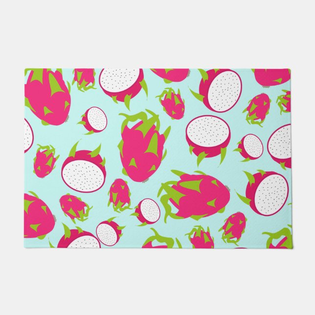 Dragon Fruit Pattern Doormat (Front)