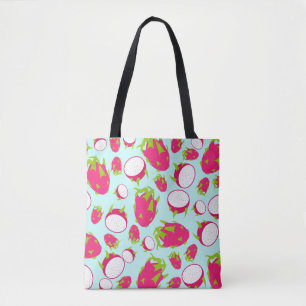 Dragon Fruit Pattern Tote Bag