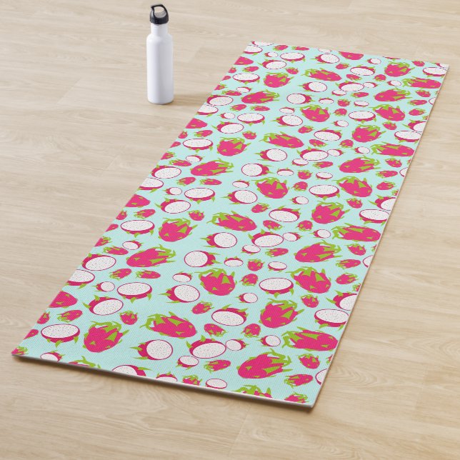 Dragon Fruit Pattern Yoga Mat (In Situ)