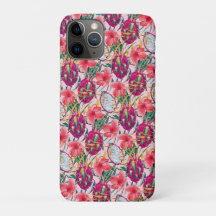 Dragon Fruit Tropical Floral Modern Green Palm