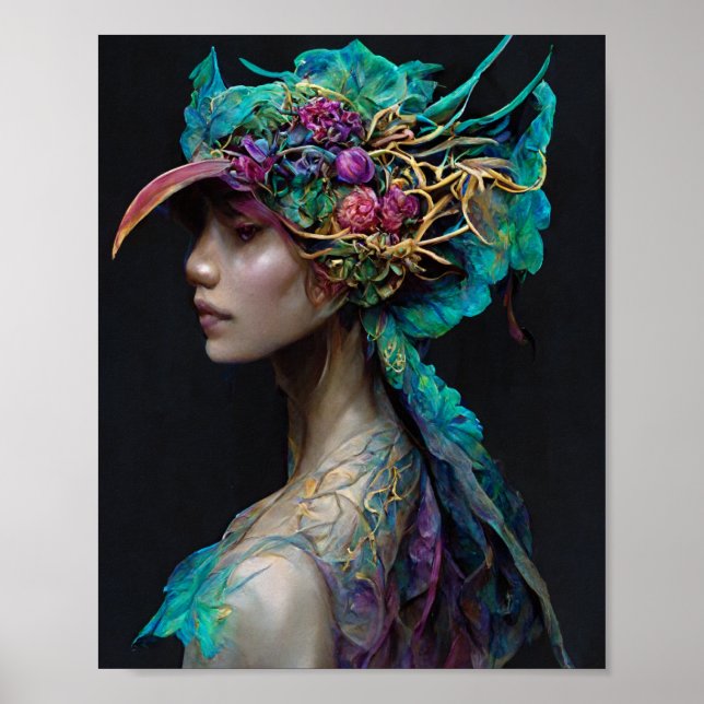 Dragon Girl 2 Fantasy Art Poster (Front)