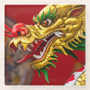 Dragon glass coaster