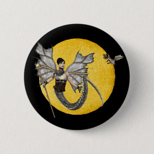 Dragon Goddess Button