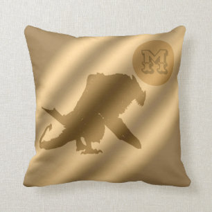 Dragon Gold Luxury Monogram Cushion