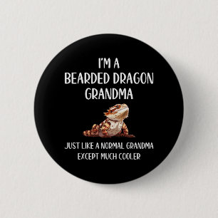 Dragon Grandma Definition Animals Lover Mothers Da 6 Cm Round Badge
