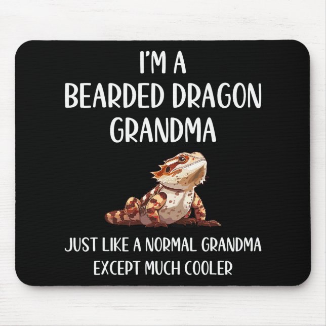 Dragon Grandma Definition Animals Lover Mothers Da Mouse Pad (Front)