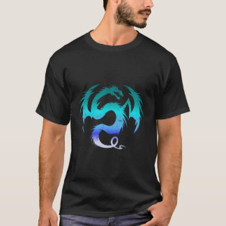 Dragon Green Colour Mediaeval Fantasy Creature T-Shirt