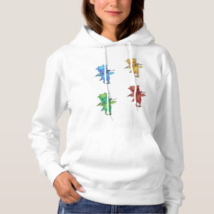 Dragon Green Red Blue Fairy Tale Cute Animals For Hoodie