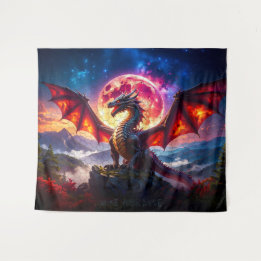 Dragon Grid 001 Tapestry