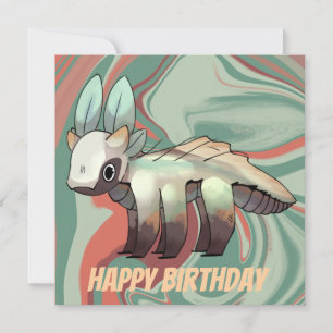 Dragon, Happy Birthday Card
