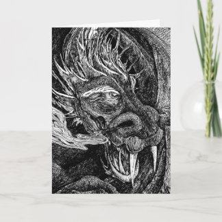 Dragon "Happy Birthday" greetings card