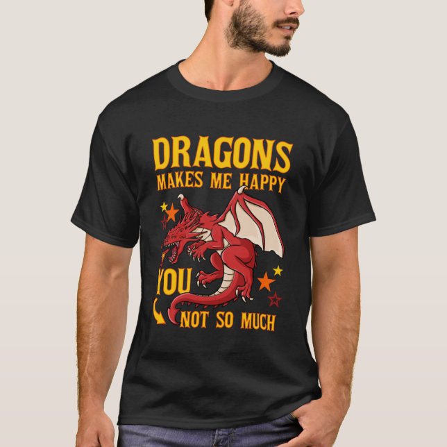 Dragon Head Funny Cute Fantasy Creature Pullover H (Front)