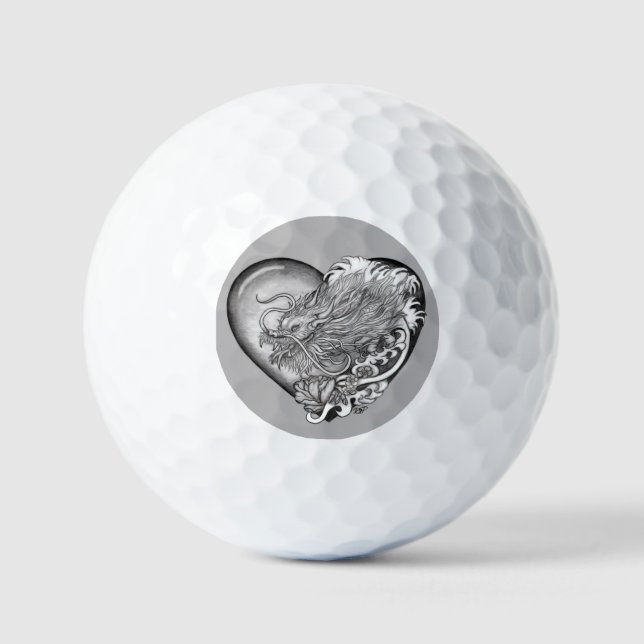 Dragon Heart Golf Balls (Front)