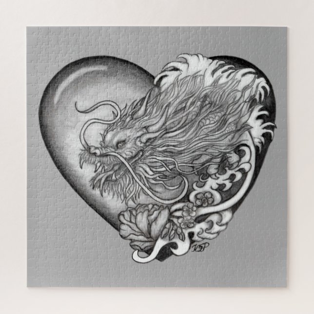 Dragon Heart Jigsaw Puzzle (Vertical)