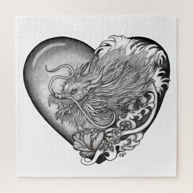 Dragon Heart Jigsaw Puzzle (Vertical)