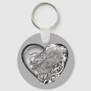 Dragon Heart Key Ring