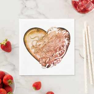 Dragon Heart Napkin