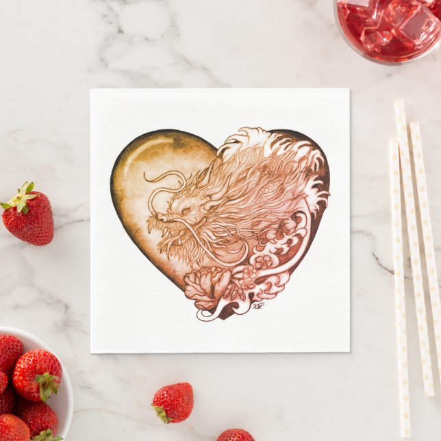 Dragon Heart Napkin (Insitu)
