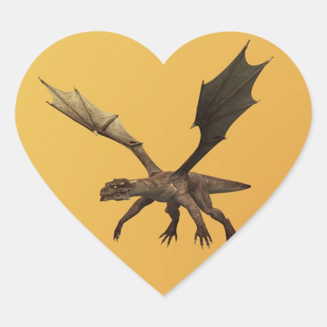 Dragon Heart Sticker (Front)