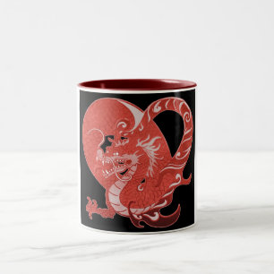 Dragon Heart Two-Tone Coffee Mug