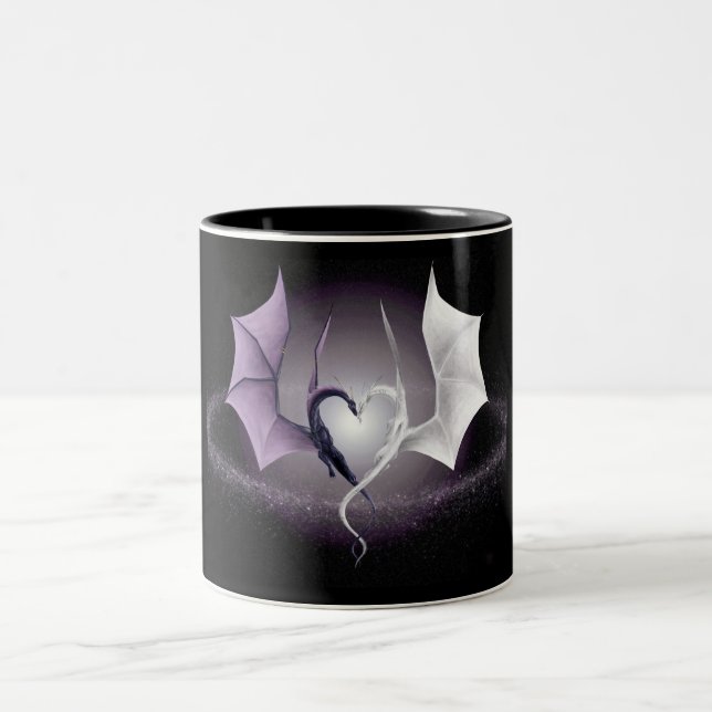 Dragon Heart Two-Tone Coffee Mug (Center)