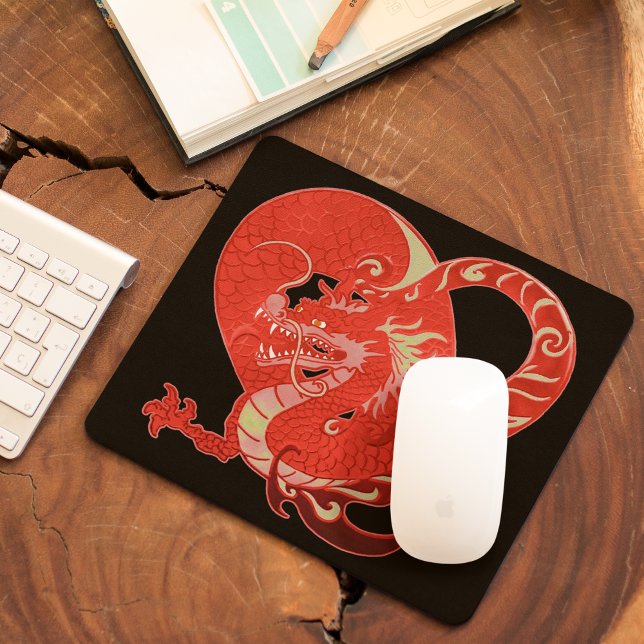 Dragon Heart Valentine Mouse Pad (Dragon Heart Valentine Mouse Pad)