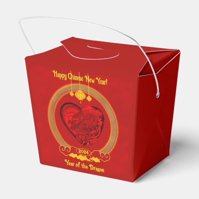 Dragon Heart , Year of the Dragon Favour Box (Back Side)