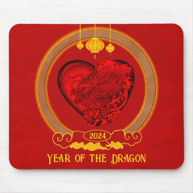 Dragon Heart , Year of the Dragon Mouse Pad (Front)