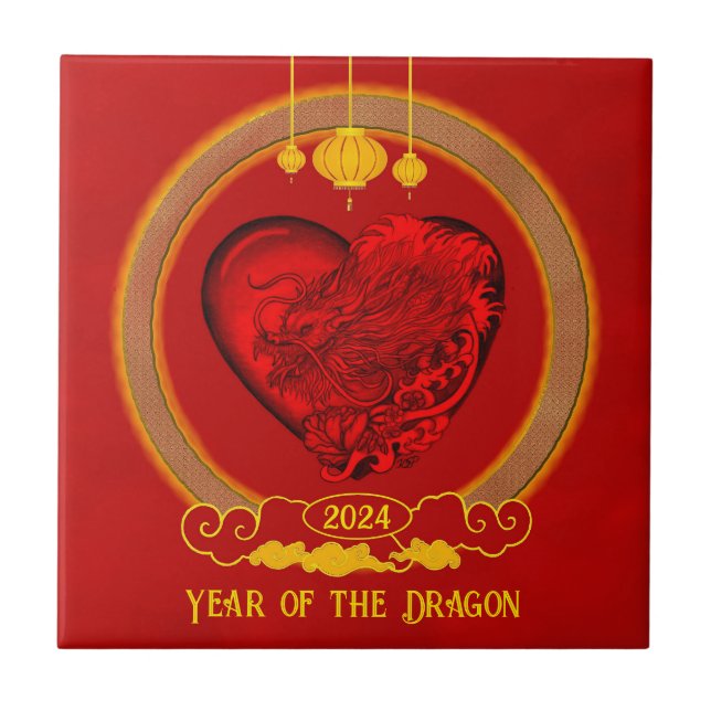 Dragon Heart , Year of the Dragon Tile (Front)