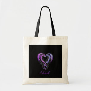 Dragon_Hearts_by_Sheblackdragon-1, Sarah Tote Bag