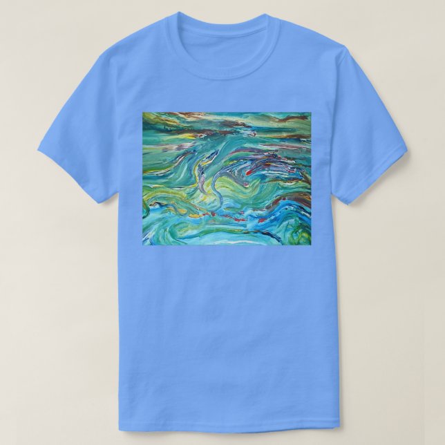 Dragon Hidden In A Storm T-Shirt (Design Front)