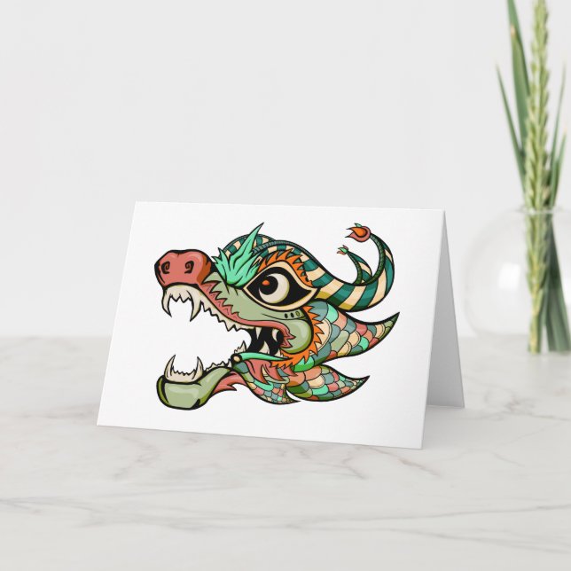 dragon holiday card (Front)