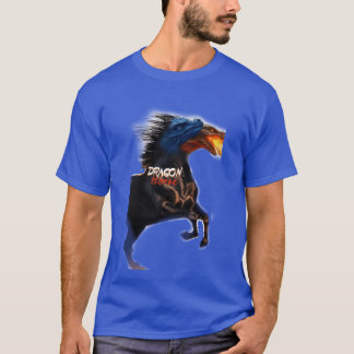 Dragon Horse by Astronaut Etsumi friends T-Shirt