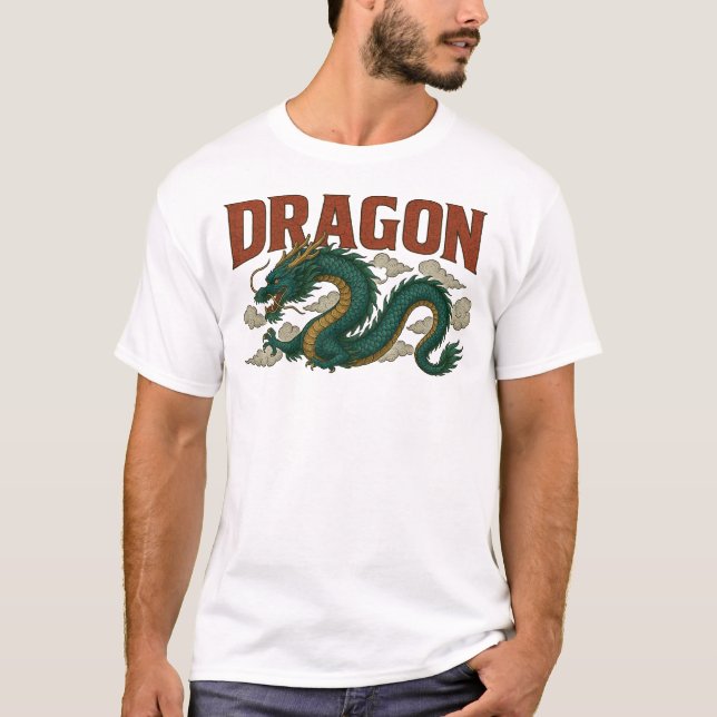 Dragon illustration T-Shirt (Front)