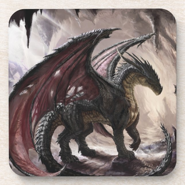 Dragon In Cave Coaster (Front)