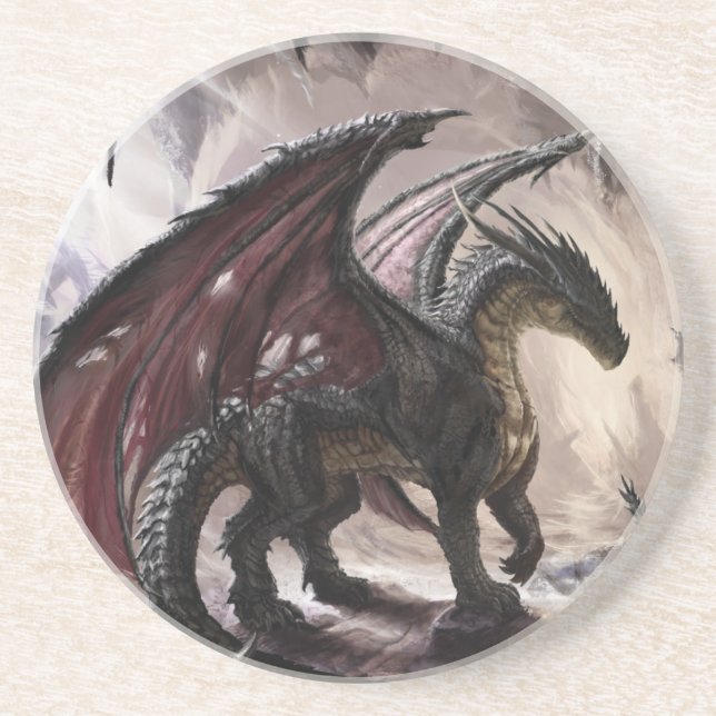 Dragon In Cave Coaster (Front)