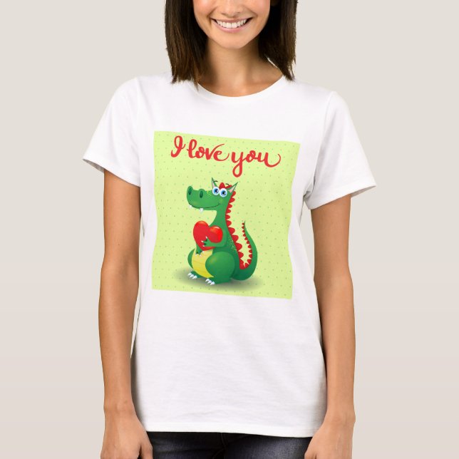 Dragon in Love T-Shirt (Front)