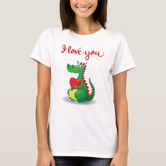 Dragon in Love T-Shirt (Front)