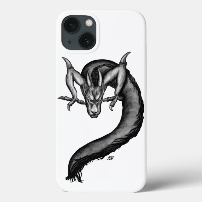 Dragon in Tattoo Style Case-Mate iPhone Case (Back)