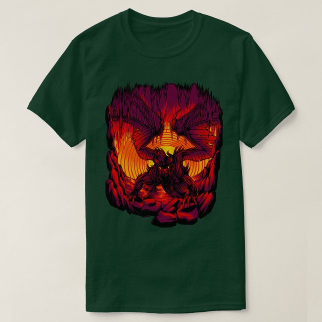 dragon in the cave T-Shirt (Design Front)