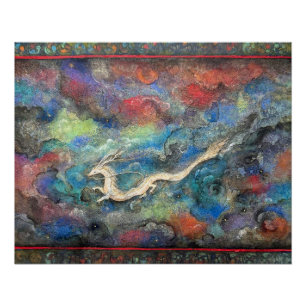 Dragon in the Clouds Poster